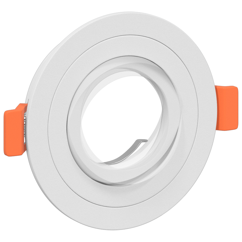 Casa si Gradina - Corpuri si surse de iluminat - Veioze si lampi - Lampi de veghe - Spoturi incorporate 6 buc Rotund GU10 Alb Ø91 mm - Infinity.ro