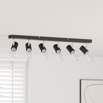 Casa si Gradina - Corpuri si surse de iluminat - Plafoniere, aplice si spoturi - Spot de Plafon 6 Cai Ajustabil Negru E27 - Infinity.ro