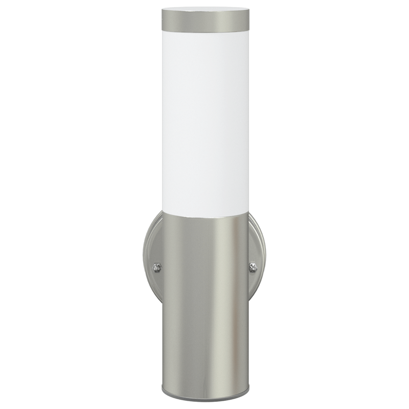 Casa si Gradina - Corpuri si surse de iluminat - Veioze si lampi - Lampi de veghe - Lumina de Perete Exterioara 2 buc Argintie Otel Inoxidabil IP44 - Infinity.ro