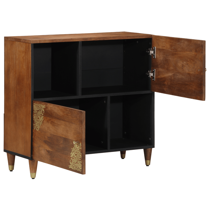 Casa si Gradina - Mobilier - Dulapuri si sifoniere - Dulapuri - Dulapuri si suporturi pentru stocarea media Maro miere Lemn masiv - Infinity.ro
