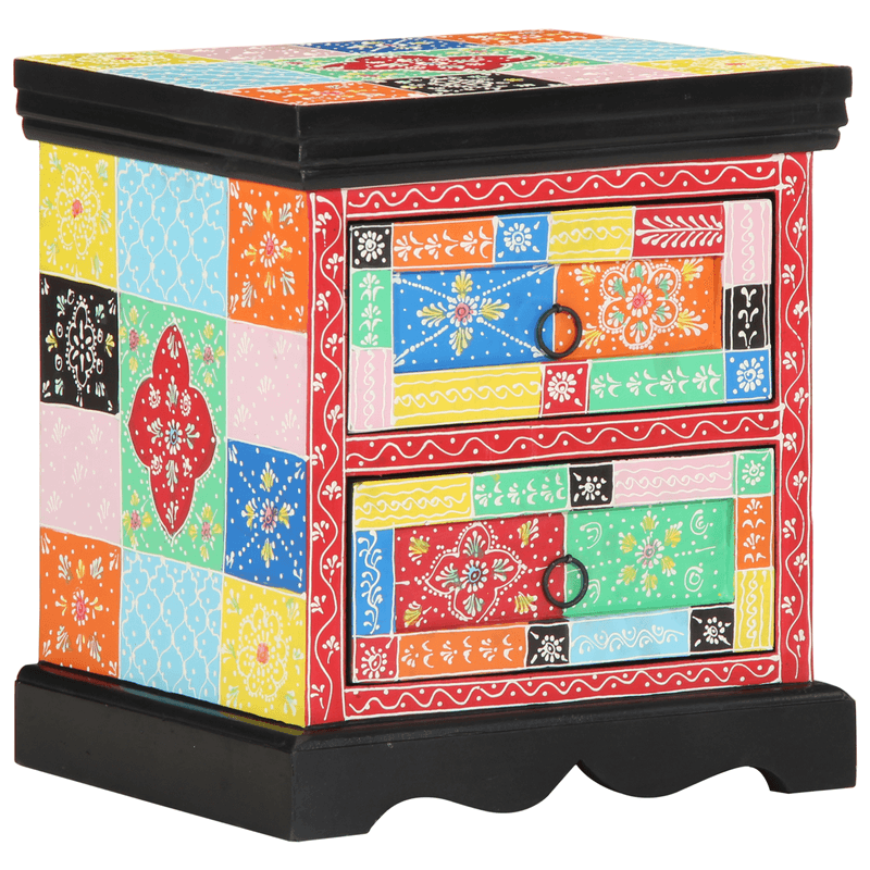 Casa si Gradina - Mobilier - Comode si corpuri - Noptiere - Noptiera, multicolor, 40x35x45 cm, lemn prelucrat - Infinity.ro