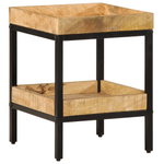 Casa si Gradina - Mobilier - Mese si birouri - Mese living - Masa laterala 35x35x45 cm Lemn Solid Mango Aspru - Infinity.ro
