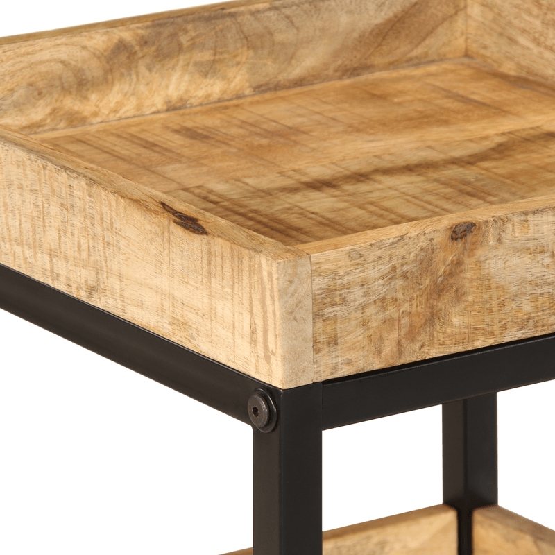 Casa si Gradina - Mobilier - Mese si birouri - Mese living - Masa laterala 35x35x45 cm Lemn Solid Mango Aspru - Infinity.ro