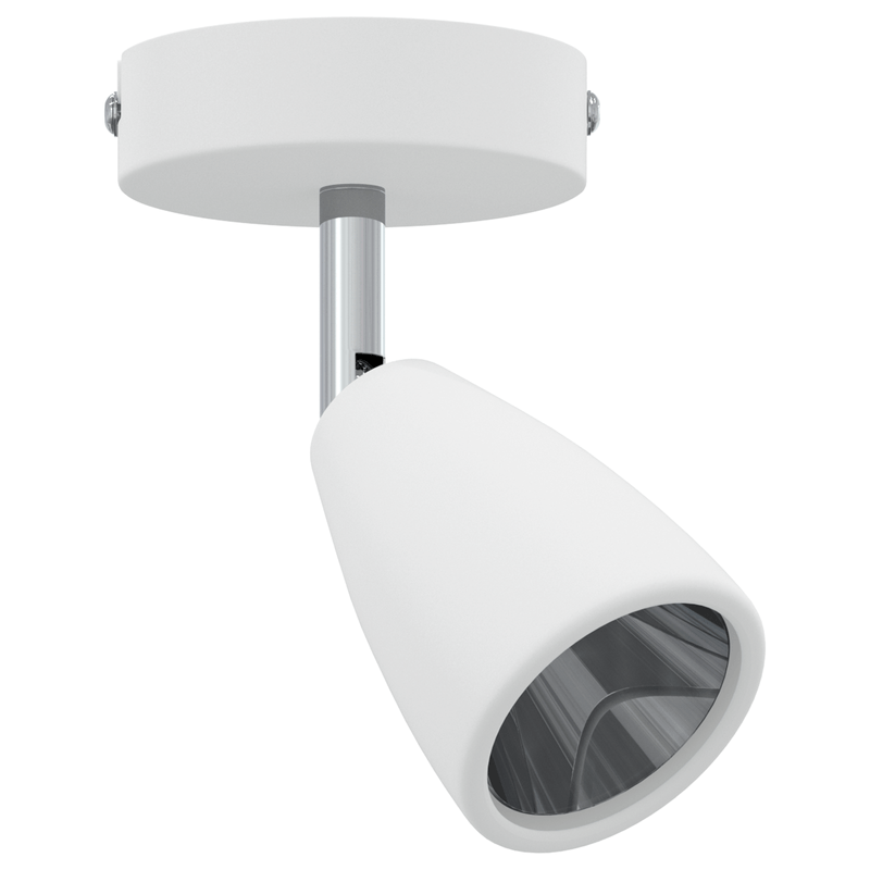 Casa si Gradina - Corpuri si surse de iluminat - Plafoniere, aplice si spoturi - Spot tavan 1 Way Adjustable White GU10 - Infinity.ro