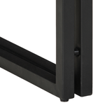 Casa si Gradina - Mobilier - Mese si birouri - Mese living - Masa laterala cu sertar, negru, 30x30x40 cm, lemn masiv mango - Infinity.ro