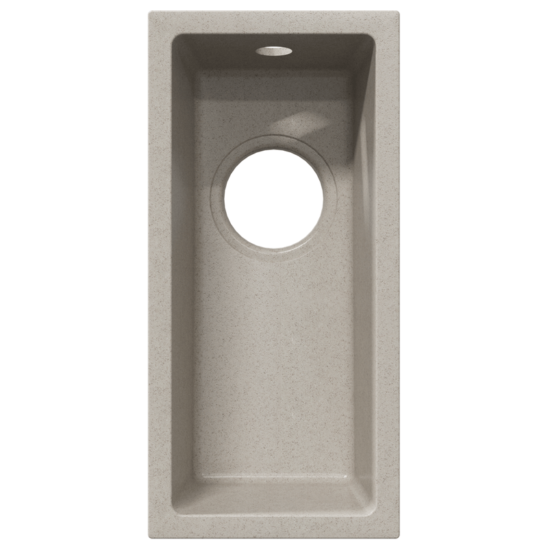 Casa si Gradina - Sanitare - Chiuveta bucatarie si accesorii - Chiuvete bucatarie - Chiuveta de bucatarie cu orificiu pentru overflow Granit Bej - Infinity.ro