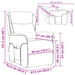 Ingrijire personala si Cosmetice - Sanatate si wellness - Articole wellness - Fotolii de masaj - Fotoliu de masaj, gri deschis, textil - Infinity.ro
