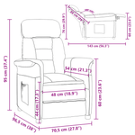 Casa si Gradina - Mobilier - Scaune si fotolii - Fotolii - Fotoliu rabatabil, negru - Infinity.ro