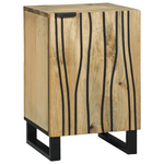 Casa si Gradina - Mobilier - Mobilier baie - Comode baie - Dulap baie 38x33.5x58 cm din lemn masiv de mango si lemn ingineresc - Infinity.ro