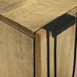 Casa si Gradina - Mobilier - Mobilier baie - Comode baie - Dulap baie 38x33.5x58 cm din lemn masiv de mango si lemn ingineresc - Infinity.ro