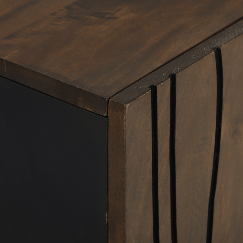 Casa si Gradina - Mobilier - Mobilier baie - Comode baie - Cabinet pentru chiuveta Nuc Lemn masiv, Metal Mediu Elegant - Infinity.ro