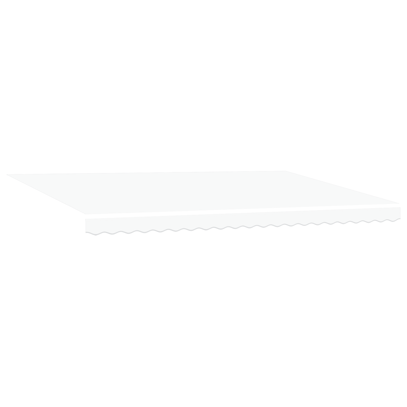 Casa si Gradina - Gradina si terasa - Umbrele si pavilioane - Pavilioane - Material pentru inlocuirea marchizei pentru cadru de 5x3 m Alb - Infinity.ro
