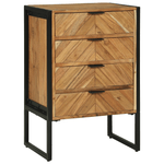 Casa si Gradina - Mobilier - Comode si corpuri - Comode - Highboard 50x35x75 cm Lemn masiv de acacia - Infinity.ro