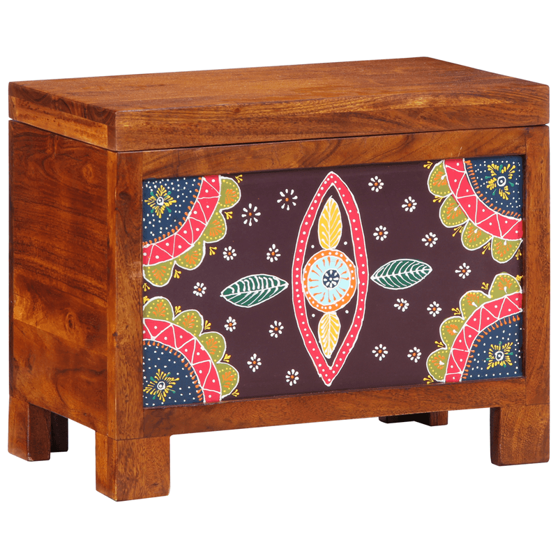 Casa si Gradina - Mobilier - Comode si corpuri - Comode - Cutie de depozitare Maro Deschis 50x30x40 cm Lemn masiv de Acacia - Infinity.ro
