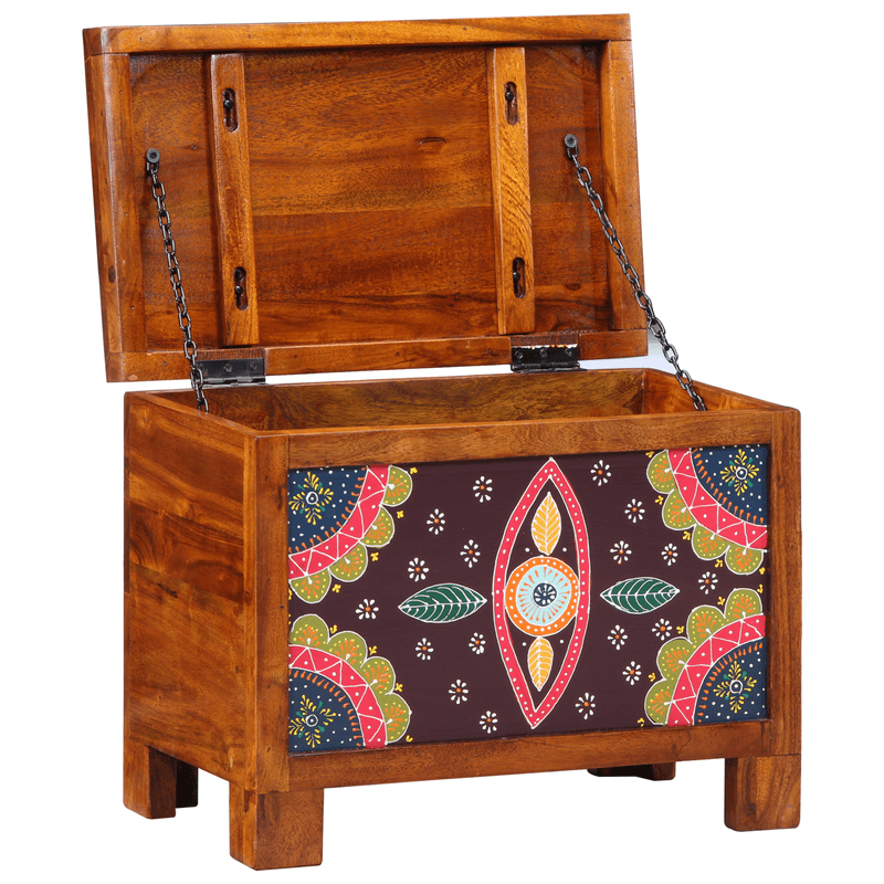 Casa si Gradina - Mobilier - Comode si corpuri - Comode - Cutie de depozitare Maro Deschis 50x30x40 cm Lemn masiv de Acacia - Infinity.ro