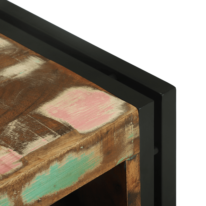 Casa si Gradina - Mobilier - Biblioteci si rafturi - Rafturi - Raft vin 46x35x27.5 cm din lemn recuperat - Infinity.ro