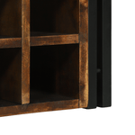 Casa si Gradina - Mobilier - Biblioteci si rafturi - Rafturi - Raft vin 46x35x27.5 cm din lemn recuperat - Infinity.ro