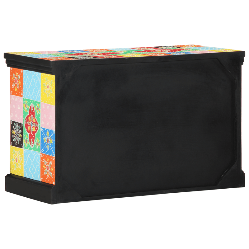 Casa si Gradina - Mobilier - Dulapuri si sifoniere - Dulapuri - Dulap TV, multicolor, 80x35x50 cm, lemn masiv mango - Infinity.ro