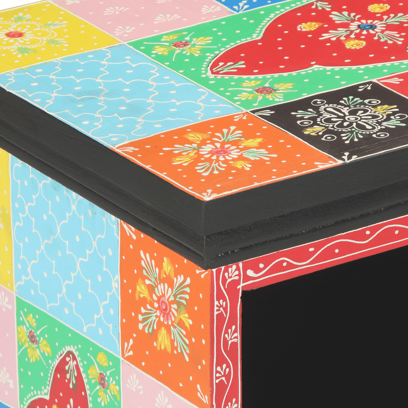 Casa si Gradina - Mobilier - Dulapuri si sifoniere - Dulapuri - Dulap TV, multicolor, 80x35x50 cm, lemn masiv mango - Infinity.ro