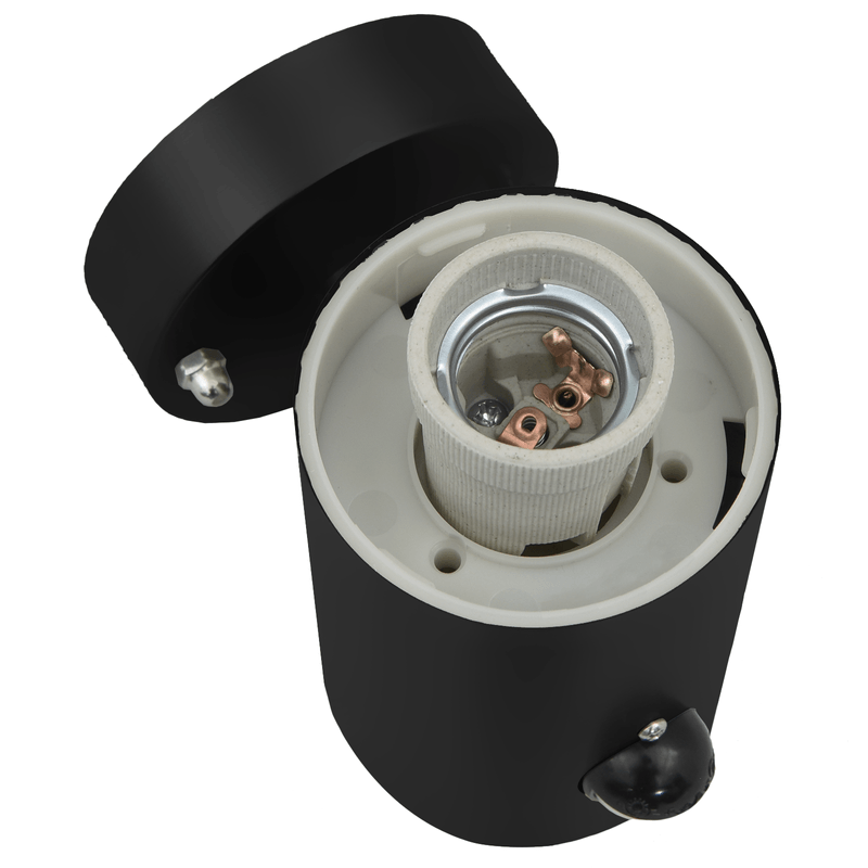 Casa si Gradina - Corpuri si surse de iluminat - Veioze si lampi - Lampi de veghe - Lampa de perete exterior cu senzor, negru, otel inox. IP44 - Infinity.ro