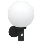 Casa si Gradina - Corpuri si surse de iluminat - Veioze si lampi - Lampi de veghe - Lampa de perete pentru exterior cu senzor Negru Otel inoxidabil IP44 - Infinity.ro