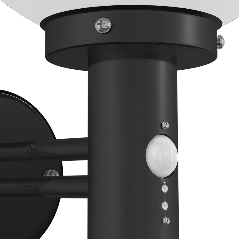 Casa si Gradina - Corpuri si surse de iluminat - Veioze si lampi - Lampi de veghe - Lampa de perete pentru exterior cu senzor Negru Otel inoxidabil IP44 - Infinity.ro