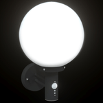 Casa si Gradina - Corpuri si surse de iluminat - Veioze si lampi - Lampi de veghe - Lampa de perete pentru exterior cu senzor Negru Otel inoxidabil IP44 - Infinity.ro