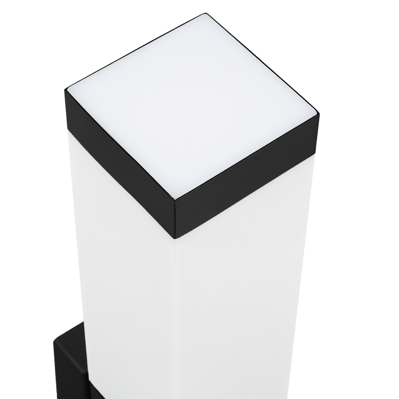 Casa si Gradina - Corpuri si surse de iluminat - Veioze si lampi - Lampi de veghe - Lampa de perete de exterior cu senzor Negru din Otel Inoxidabil IP44 - Infinity.ro