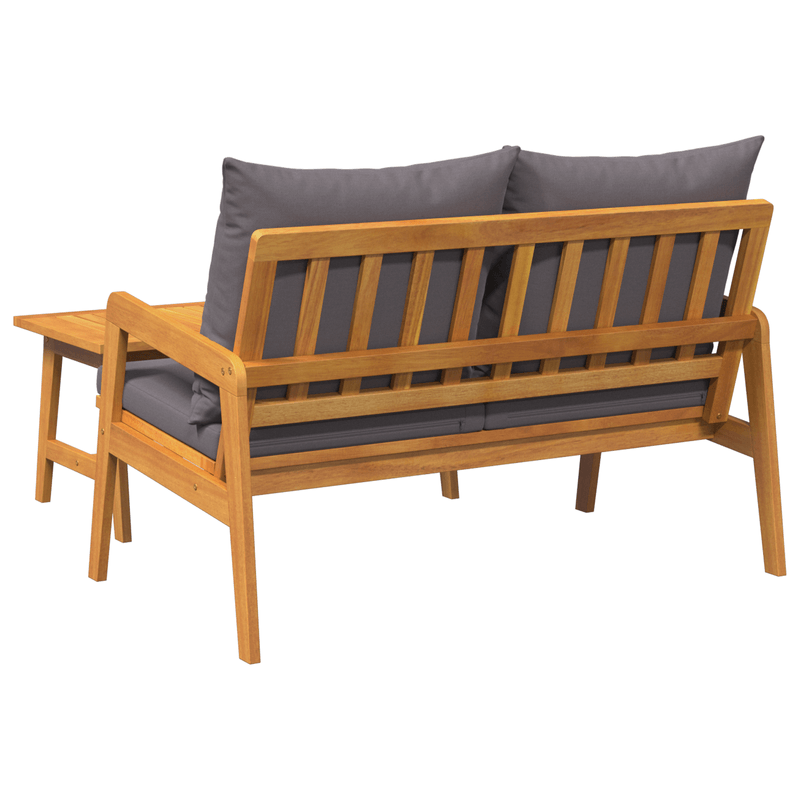 Casa si Gradina - Gradina si terasa - Mobilier exterior - Seturi mobila gradina - Set Bistro 2 piese cu perne - Fabricat din lemn solid de acacia - Infinity.ro