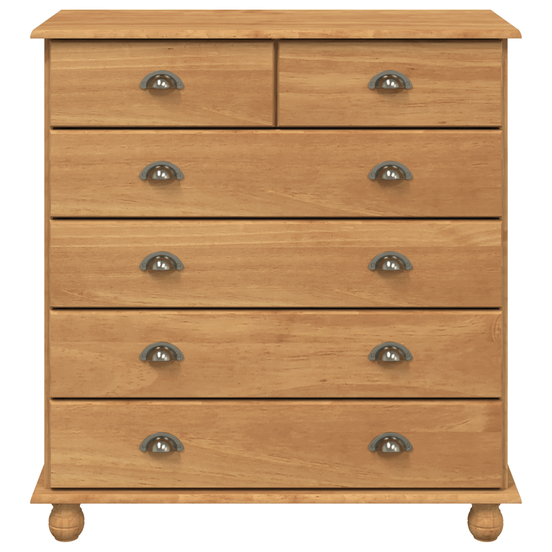 Casa si Gradina - Mobilier - Comode si corpuri - Comode - Comoda 'ASKIM'91x40x95.5 cm Lemn Solid de Pin - Infinity.ro