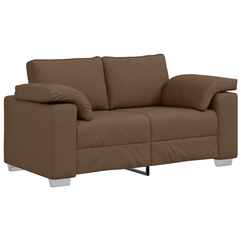 Casa si Gradina - Mobilier - Canapele si coltare - Canapele - Canapea dubla, maro, 120 cm, textil - Infinity.ro
