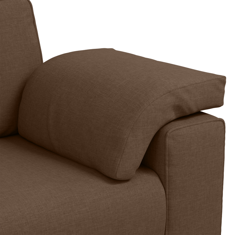 Casa si Gradina - Mobilier - Canapele si coltare - Canapele - Canapea dubla, maro, 120 cm, textil - Infinity.ro
