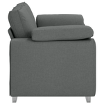 Casa si Gradina - Mobilier - Canapele si coltare - Canapele - Canapea dubla, gri inchis, 120 cm, textil - Infinity.ro