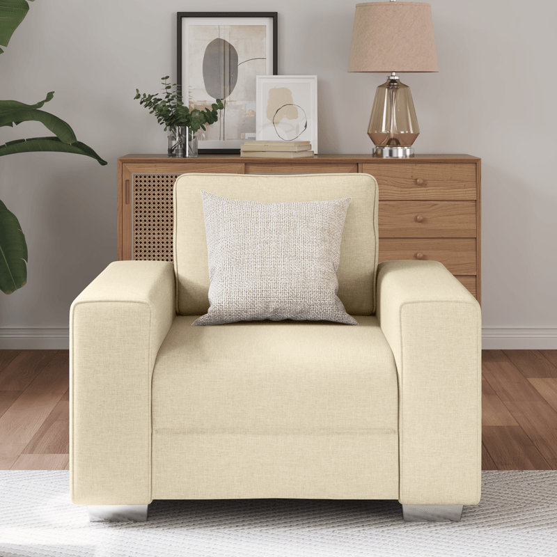 Casa si Gradina - Mobilier - Scaune si fotolii - Fotolii - Fotoliu, crem, 59 cm, textil - Infinity.ro