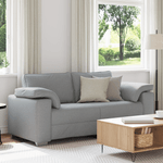 Casa si Gradina - Mobilier - Canapele si coltare - Canapele - Canapea dubla, gri deschis, 140 cm, textil - Infinity.ro
