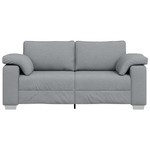 Casa si Gradina - Mobilier - Canapele si coltare - Canapele - Canapea dubla, gri deschis, 140 cm, textil - Infinity.ro