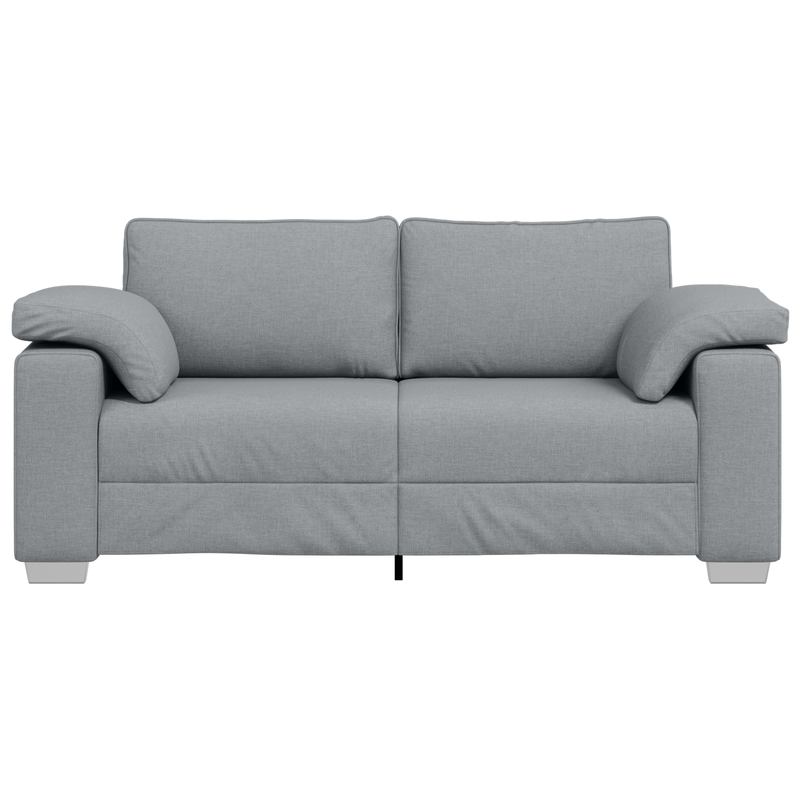 Casa si Gradina - Mobilier - Canapele si coltare - Canapele - Canapea dubla, gri deschis, 140 cm, textil - Infinity.ro