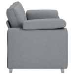 Casa si Gradina - Mobilier - Canapele si coltare - Canapele - Canapea dubla, gri deschis, 140 cm, textil - Infinity.ro