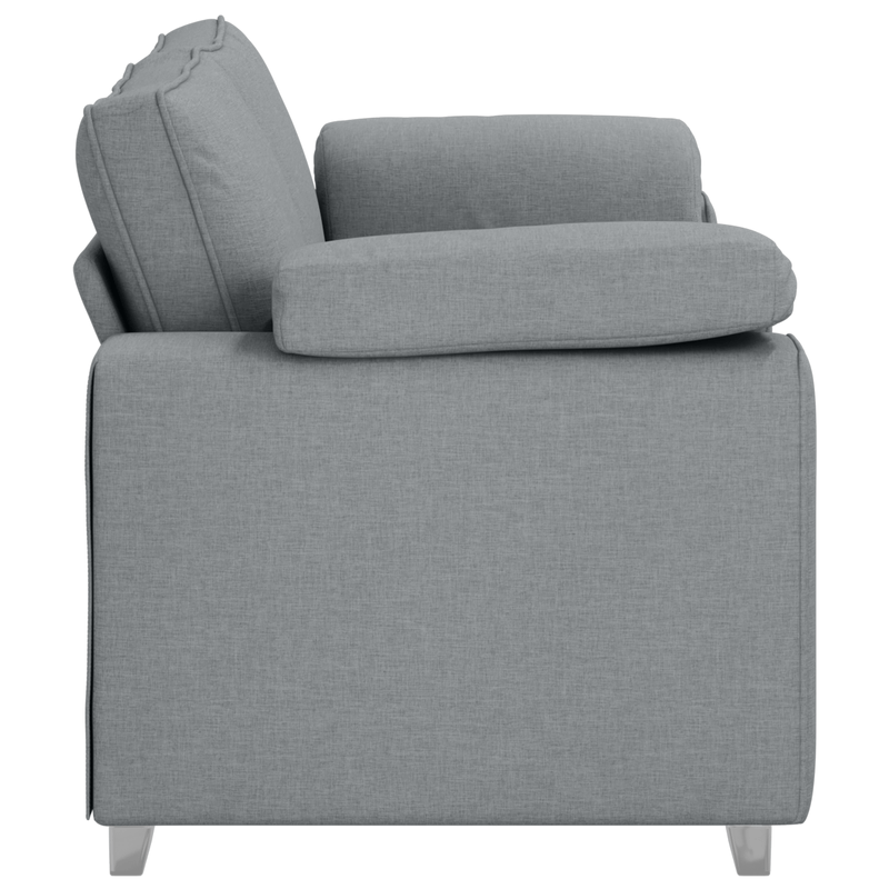 Casa si Gradina - Mobilier - Canapele si coltare - Canapele - Canapea dubla, gri deschis, 140 cm, textil - Infinity.ro