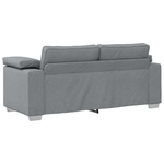 Casa si Gradina - Mobilier - Canapele si coltare - Canapele - Canapea dubla, gri deschis, 140 cm, textil - Infinity.ro