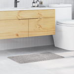 Casa si Gradina - Textile si covoare - Covoare - Covorase baie - Covoras de baie dreptunghi gri 50x80 cm poliester antiderapant - Infinity.ro