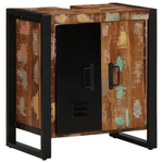 Casa si Gradina - Mobilier - Seturi de mobilier - Seturi baie - Cabinet pentru baie Multicolor 55x35x60 cm Lemn masiv recuperat - Infinity.ro