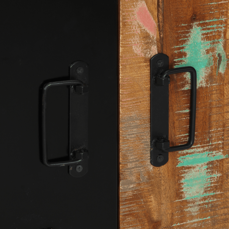 Casa si Gradina - Mobilier - Seturi de mobilier - Seturi baie - Cabinet pentru baie Multicolor 55x35x60 cm Lemn masiv recuperat - Infinity.ro