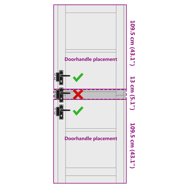 Casa si Gradina - Constructii - Usi interior, exterior si garaj - Usi garaj - usa interioara cu sticla 'ORKDAL'78x232x4 cm din lemn masiv de pin - Infinity.ro