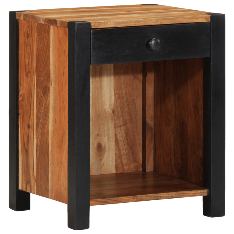 Casa si Gradina - Mobilier - Comode si corpuri - Noptiere - Noptiere 2 buc 40x35x50 cm Lemn masiv de acacia - Infinity.ro