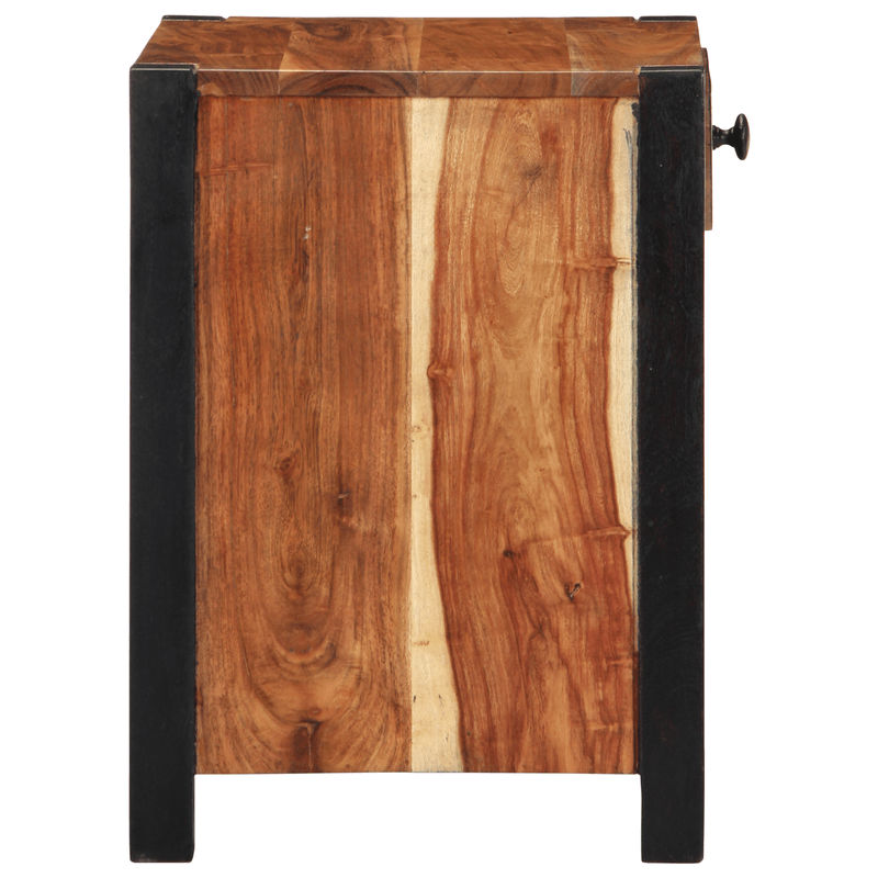 Casa si Gradina - Mobilier - Comode si corpuri - Noptiere - Noptiere 2 buc 40x35x50 cm Lemn masiv de acacia - Infinity.ro