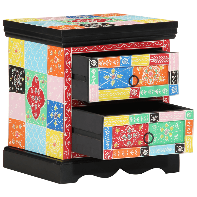 Casa si Gradina - Mobilier - Comode si corpuri - Noptiere - Noptiere, 2 buc., multicolor, 40x35x45 cm, lemn prelucrat - Infinity.ro