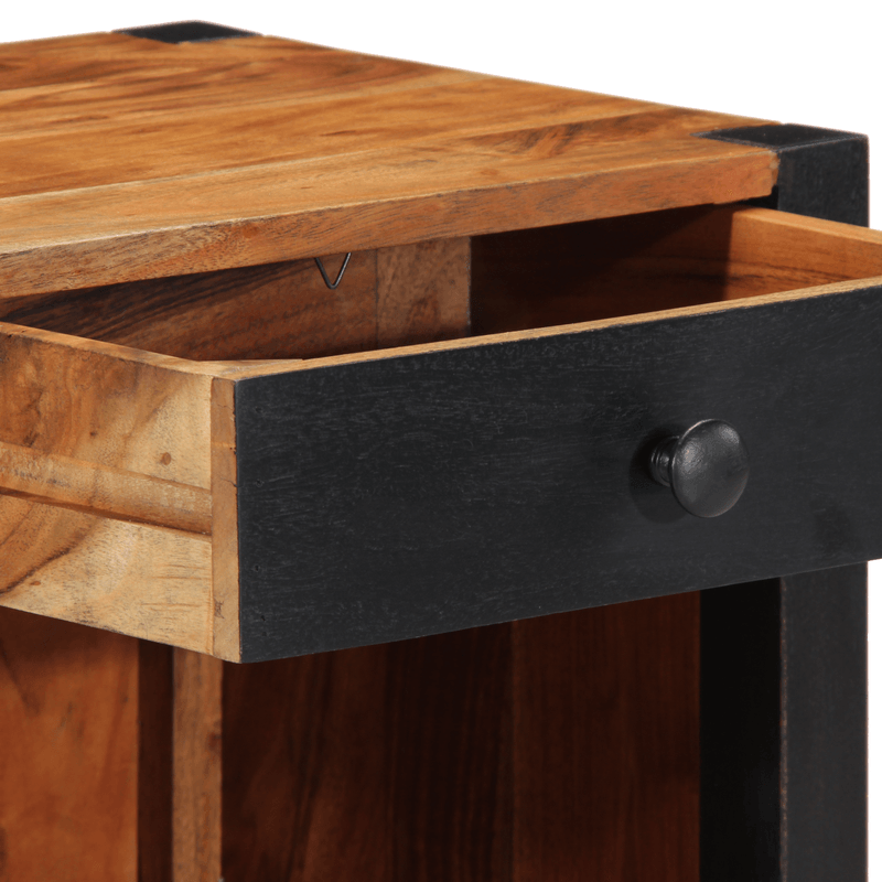 Casa si Gradina - Mobilier - Comode si corpuri - Noptiere - Noptiere 2 buc 40x35x50 cm Lemn masiv de acacia - Infinity.ro