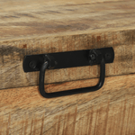 Casa si Gradina - Mobilier - Organizare si depozitare - Cutii depozitare - Lazi de depozitare, 80x30x30 cm, lemn masiv mango & metal - Infinity.ro