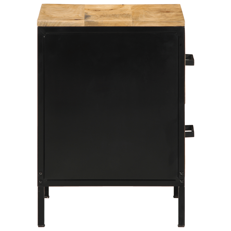 Casa si Gradina - Mobilier - Comode si corpuri - Noptiere - Noptiera 40x35x50 cm Lemn Masiv Mango Duro - Infinity.ro